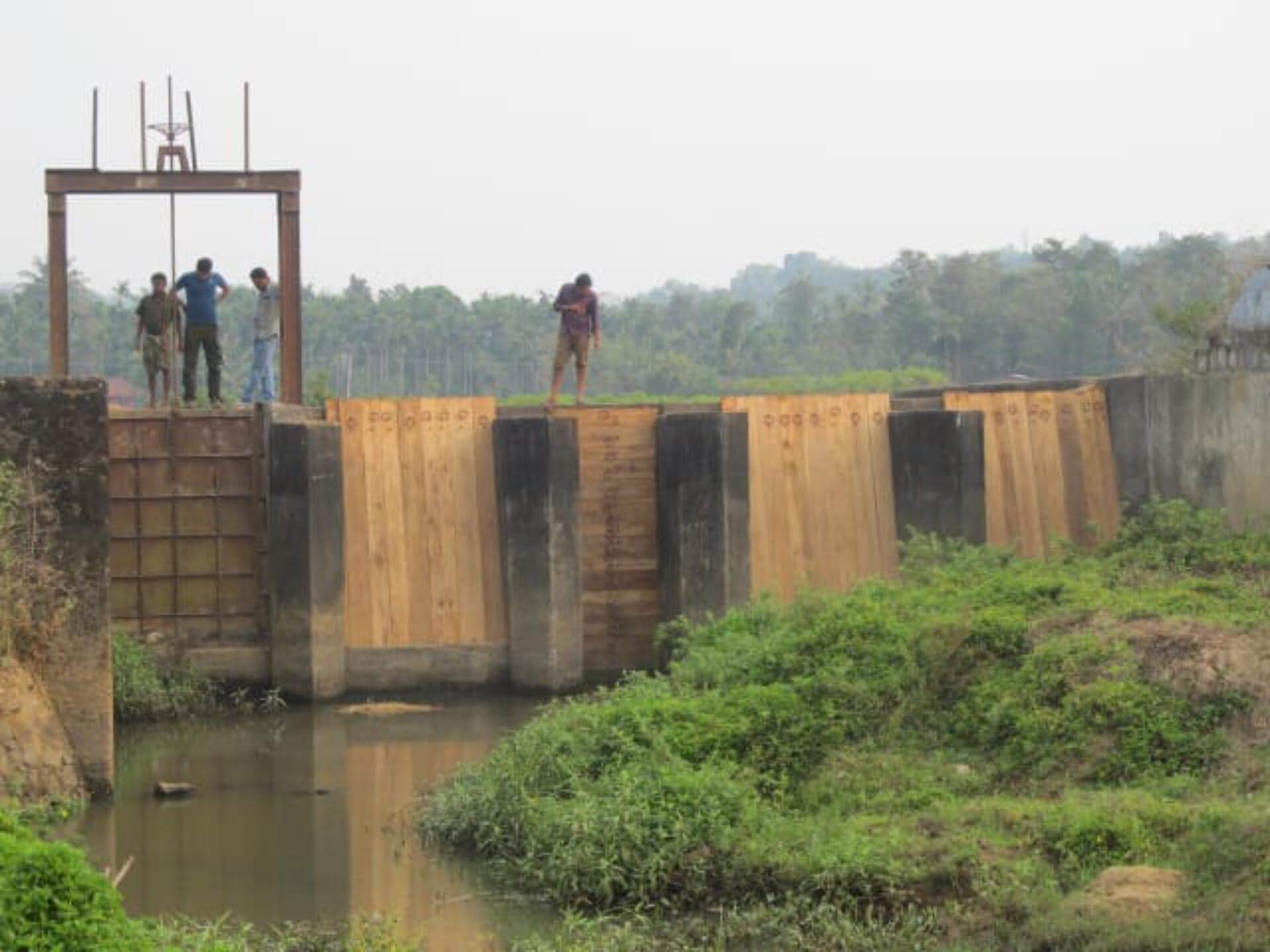 Renovation of Dam shutter